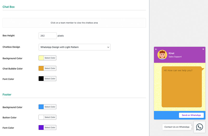 Site Chat - Edit all layouts & colors
