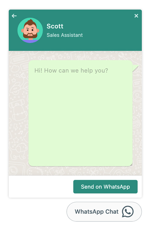 Site Chat to WhatsApp
